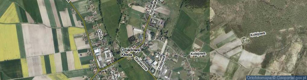 Zdjęcie satelitarne Kościelna ul.